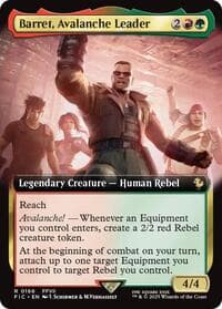 Barret, Avalanche Leader (Extended Art) - Commander: FINAL FANTASY - Magic: The Gathering card