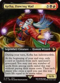 Kefka, Dancing Mad (Extended Art) - Commander: FINAL FANTASY - Magic: The Gathering card