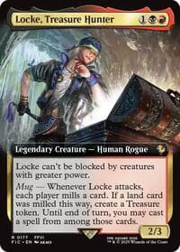 Locke, Treasure Hunter (Extended Art) - Commander: FINAL FANTASY - Magic: The Gathering card