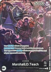 Marshall.D.Teach (English Version 2nd Anniversary Set) - One Piece Promotion Cards - One Piece Card Game card