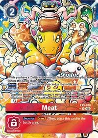 Meat (Alternate Art) - Versus Monsters - Digimon Card Game card