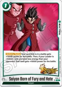 Saiyan Born of Fury and Hate - Starter Deck 10: Giblet - Dragon Ball Super: Fusion World card
