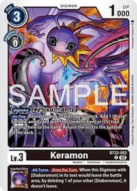Keramon - Cyber Eden - Digimon Card Game card