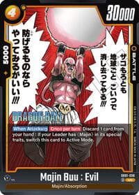 Majin Buu : Evil - SB01-036 - Manga Booster 01 - Dragon Ball Super: Fusion World card