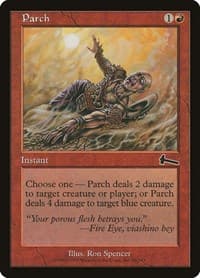 Parch - Urza's Legacy - Magic: The Gathering card