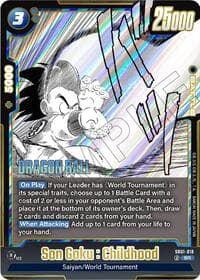 Son Goku : Childhood - SB01-018 - Manga Booster 01 - Dragon Ball Super: Fusion World card