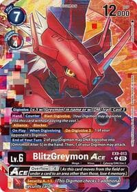 BlitzGreymon ACE (Alternate Art) - Versus Monsters - Digimon Card Game card