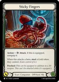 Sticky Fingers // Treasure Island - High Seas - Flesh and Blood TCG card