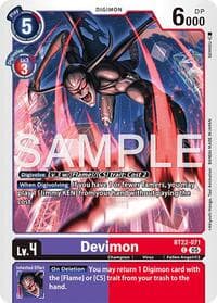 Devimon - Cyber Eden - Digimon Card Game card