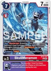 SkullMeramon - Cyber Eden - Digimon Card Game card