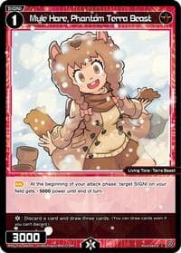Mule Hare, Phantom Terra Beast - Legendary DIVA - WIXOSS card