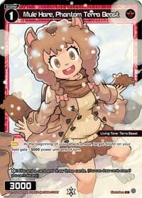 Mule Hare, Phantom Terra Beast (Parallel) - Legendary DIVA - WIXOSS card