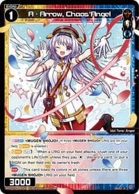 A - Arrow, Chaos Angel - Legendary DIVA - WIXOSS card