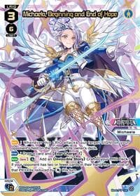 Michaela, Beginning and End of Hope (LR) - Legendary DIVA - WIXOSS card