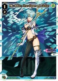 At =Ett=, the Opened Gate (LR) - Legendary DIVA - WIXOSS card