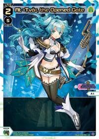 At =Tva=, the Opened Gate (LR) - Legendary DIVA - WIXOSS card