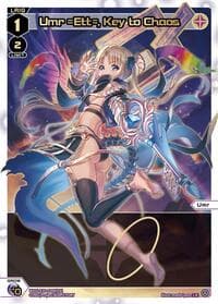 Umr =Ett=, Key to Chaos (LR) - Legendary DIVA - WIXOSS card