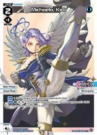 Michaela, Kick (Parallel) - Legendary DIVA - WIXOSS card
