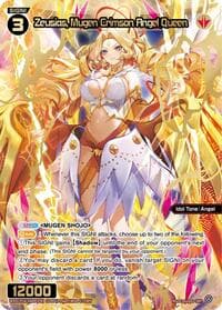 Zeusias, Mugen Crimson Angel Queen (SRP) - Legendary DIVA - WIXOSS card