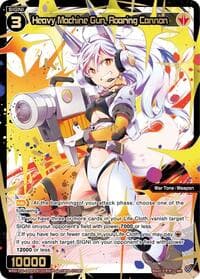 Heavy Machine Gun, Roaring Cannon (SRP) - Legendary DIVA - WIXOSS card