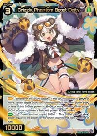 Grizzly, Phantom Beast Deity (SRP) - Legendary DIVA - WIXOSS card