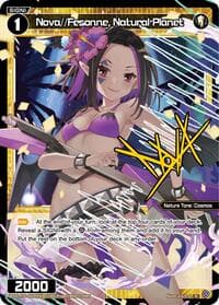 Nova//Fesonne, Natural Planet (Parallel) - Legendary DIVA - WIXOSS card