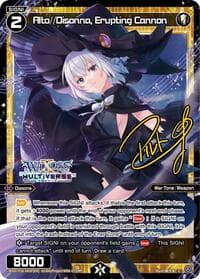 Alto//Disonna, Erupting Cannon (Parallel) - Legendary DIVA - WIXOSS card