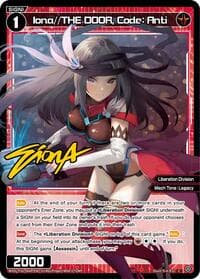 Iona//THE DOOR, Code: Anti (Parallel) - Legendary DIVA - WIXOSS card