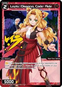 Layla//Dissona, Code: Ride (Parallel) - Legendary DIVA - WIXOSS card