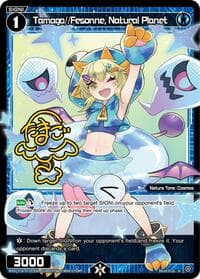 Tamago//Fesonne, Natural Planet (Parallel) - Legendary DIVA - WIXOSS card