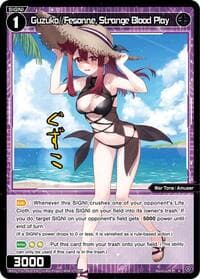Guzuko//Fesonne, Strange Blood Play (Parallel) - Legendary DIVA - WIXOSS card