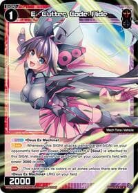 E - Cutter, Code: Ride (Parallel) - Legendary DIVA - WIXOSS card