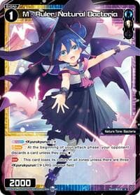 M - Ruler, Natural Bacteria (Parallel) - Legendary DIVA - WIXOSS card