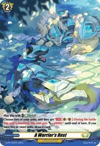 A Warrior's Rest (Foil) - D Promo Cards - Cardfight Vanguard card