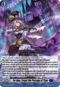 For Now, Forget the Passage of Time - D Promo Cards - Cardfight Vanguard card