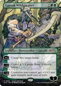 Garruk Wildspeaker - Secret Lair Showdown - Magic: The Gathering card