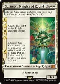 Summon: Knights of Round - Prerelease Cards - Magic: The Gathering card