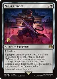 Ninja's Blades - Prerelease Cards - Magic: The Gathering card