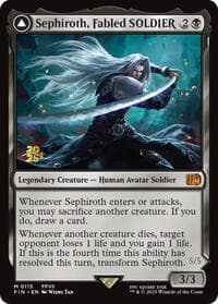 Sephiroth, Fabled SOLDIER - Prerelease Cards - Magic: The Gathering card