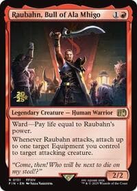 Raubahn, Bull of Ala Mhigo - Prerelease Cards - Magic: The Gathering card
