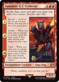 Summon: G.F. Cerberus - Prerelease Cards - Magic: The Gathering card