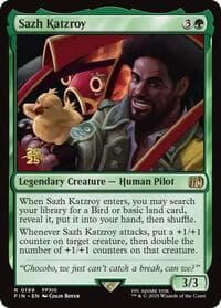 Sazh Katzroy - Prerelease Cards - Magic: The Gathering card