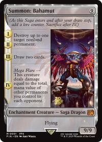 Summon: Bahamut - Prerelease Cards - Magic: The Gathering card