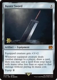 Buster Sword - Prerelease Cards - Magic: The Gathering card