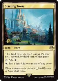 Starting Town - Prerelease Cards - Magic: The Gathering card
