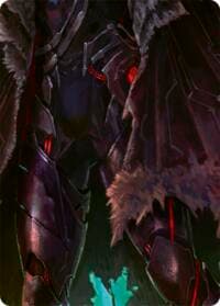 Uzuri, Switchblade // Emperor, Dracai of Aesir Double Sided Art Card (Middle Center) - GEM Pack 1 - Flesh and Blood TCG card