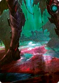 Uzuri, Switchblade // Emperor, Dracai of Aesir Double Sided Art Card (Bottom Center) - GEM Pack 1 - Flesh and Blood TCG card
