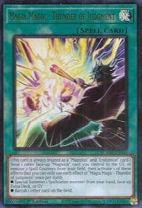 Magia Magic - Thunder of Judgment - Battles of Legend: Monster Mayhem - YuGiOh card