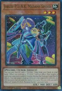 Joruri-P.U.N.K. Madame Spider - Battles of Legend: Monster Mayhem - YuGiOh card