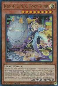 Noh-P.U.N.K. Foxy Tune - Battles of Legend: Monster Mayhem - YuGiOh card